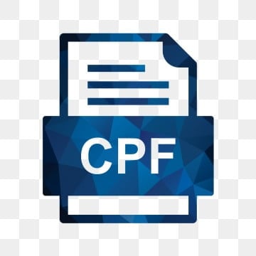 Ilustração de documento representando CPF